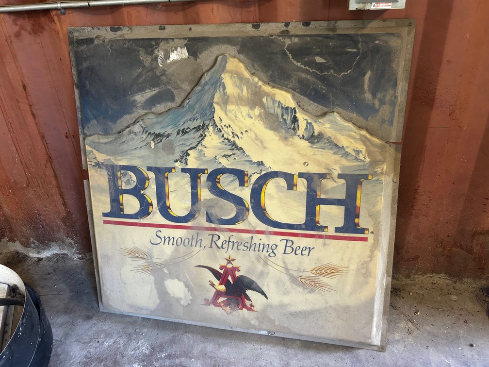 Large Busch sign