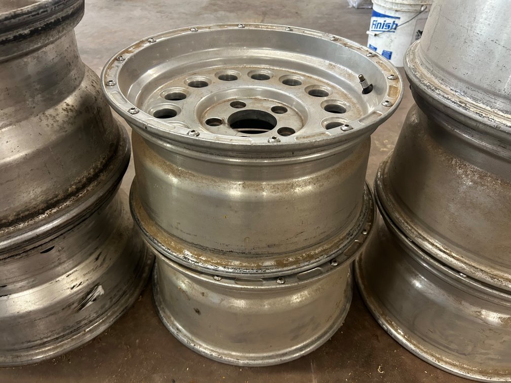 (2) 5 lug aluminum wheels