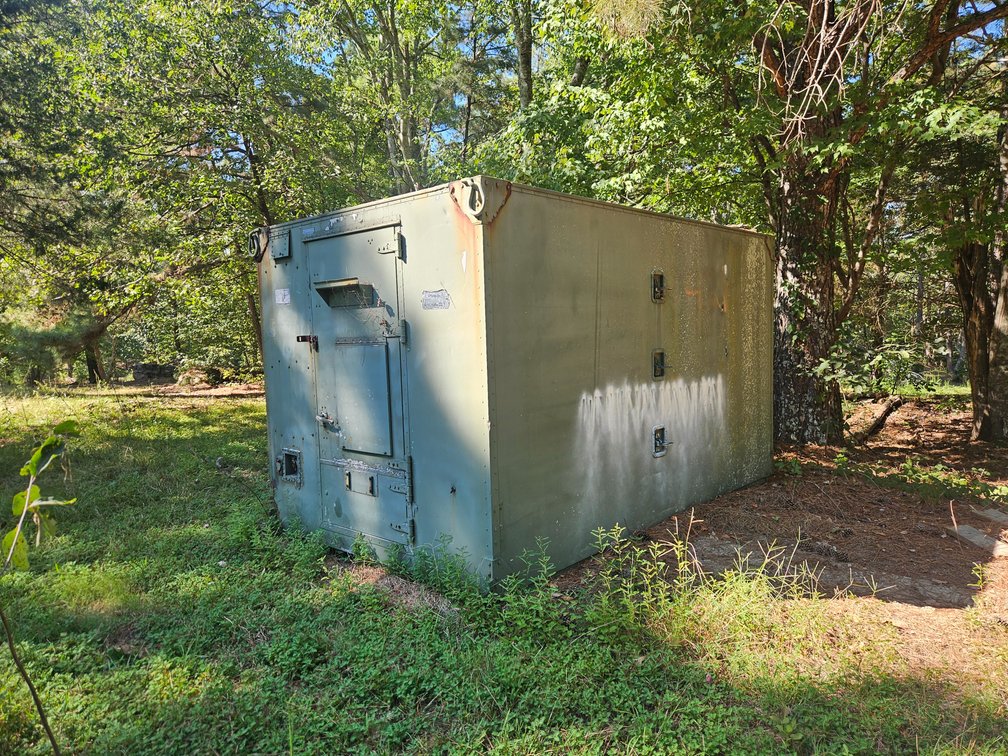 Old military container & contents