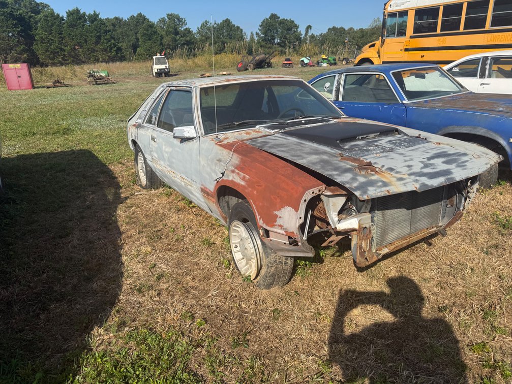 Yeah, 1978 Fox body Mustang and has no motor