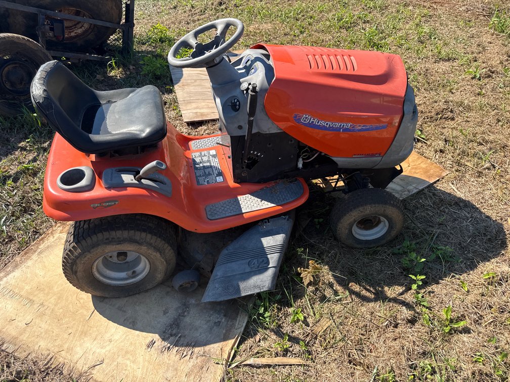 Husqvarna riding lawnmower