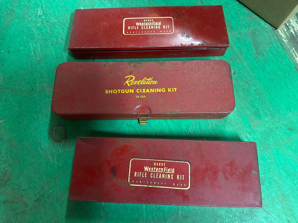 Vintage gun cleaning kits