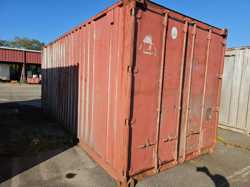 20 ft shipping container with contents