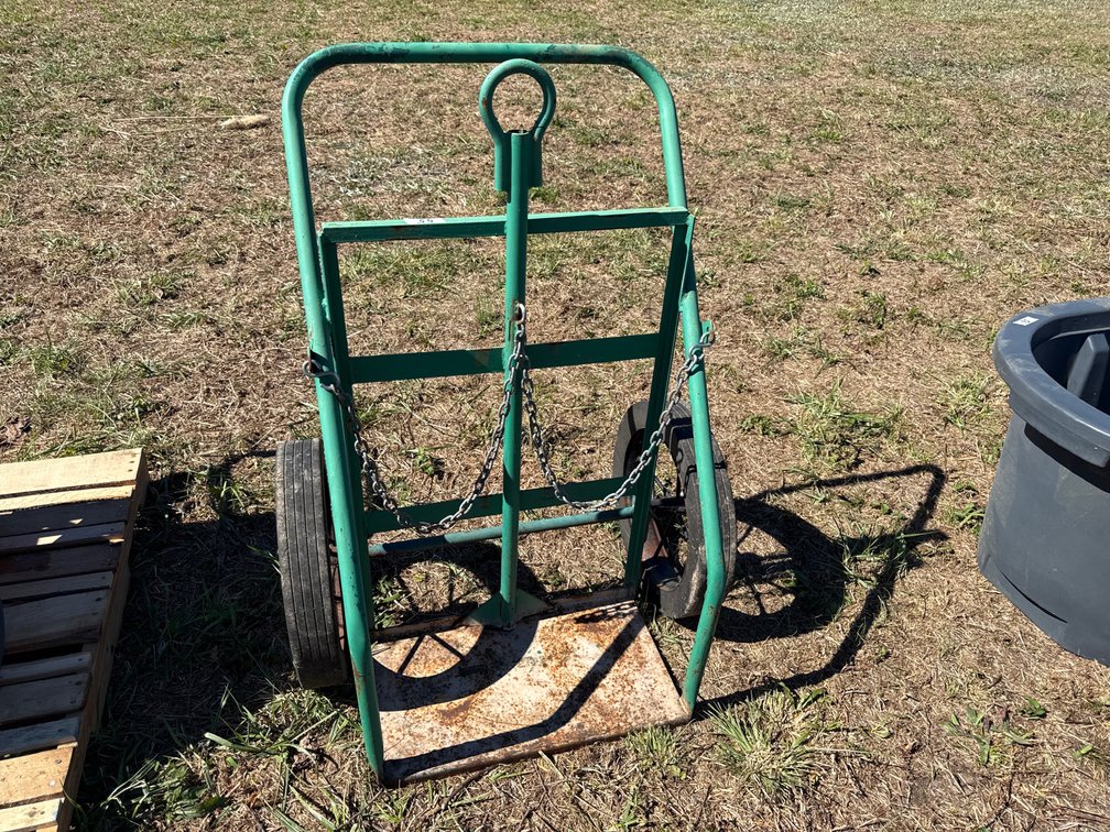 Welding bottles cart