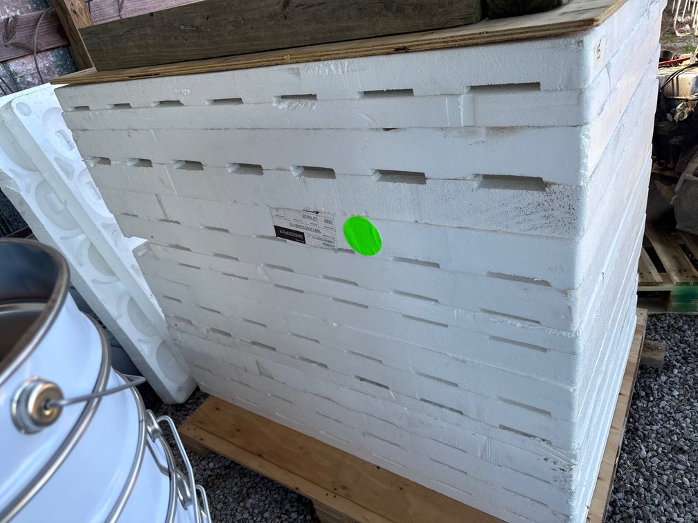 Pallet of 29 x 45 Styrofoam