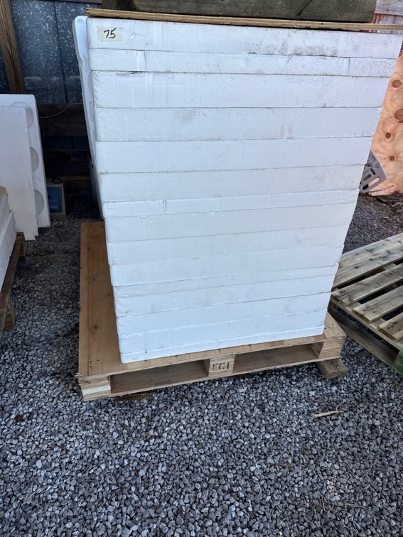 Pallet of 29x45 styrofoam