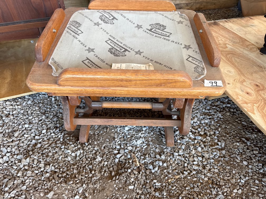 Rocking footstool
