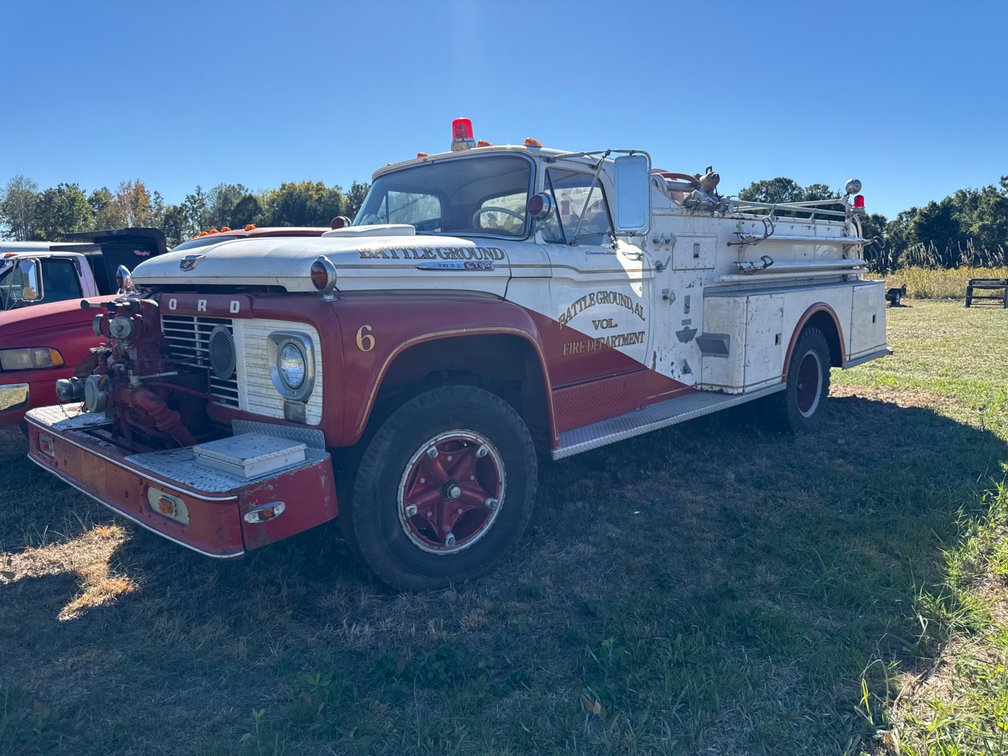 Ford F750 fire truck
