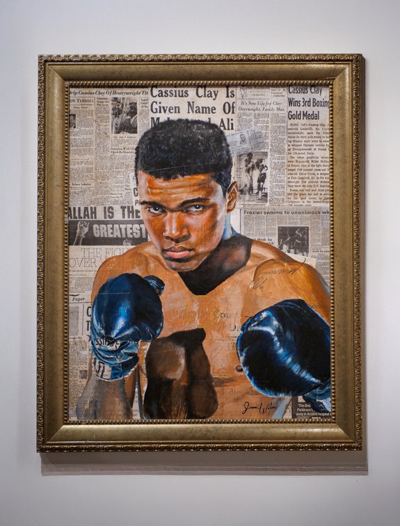 Lot 5, His Story (Muhammad Ali) - Jason Wilcox 