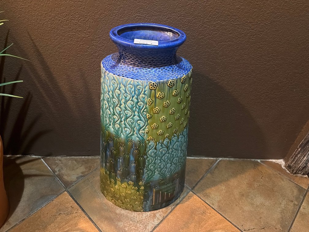 32” tall decorative floor vase