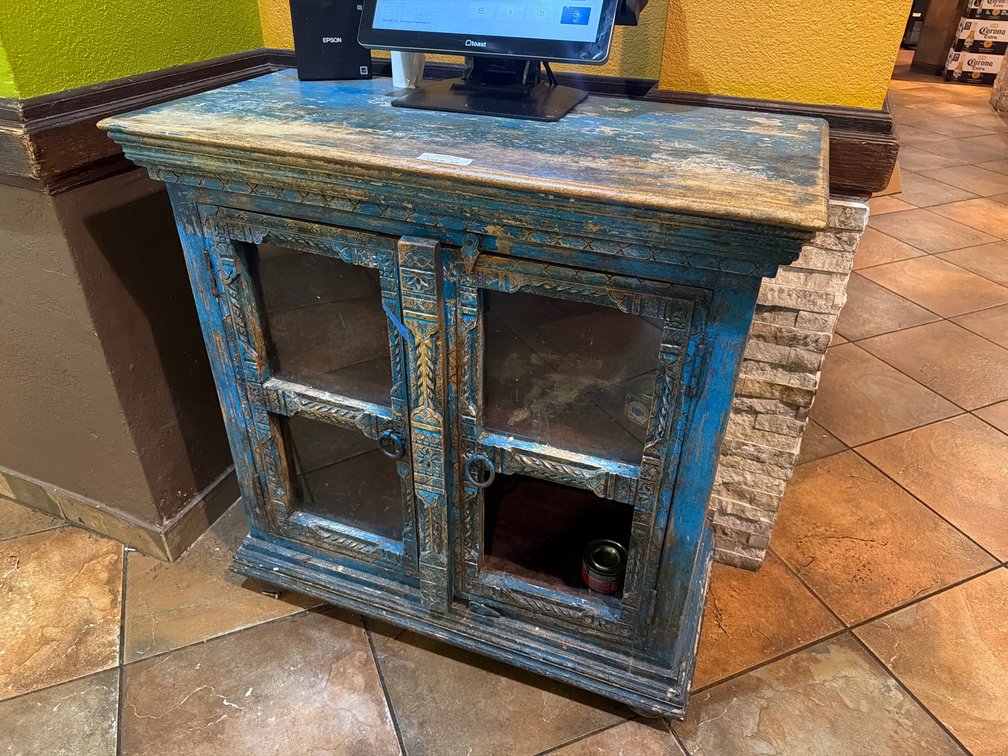 Decorative wooden cabinet
