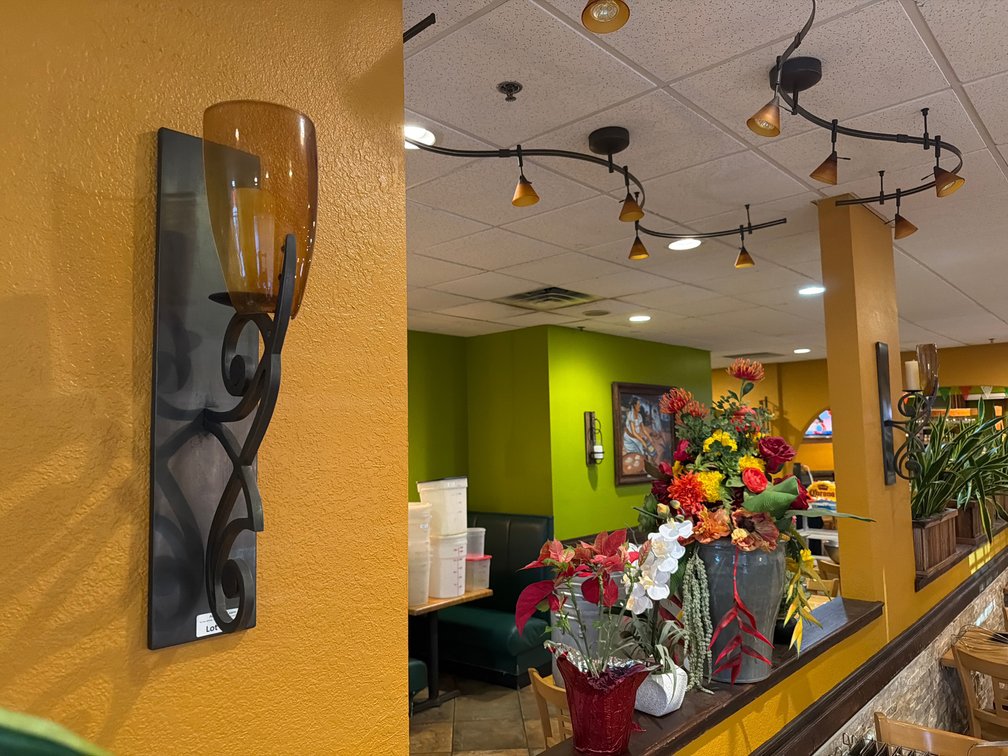 Decorative wall sconce candle holders