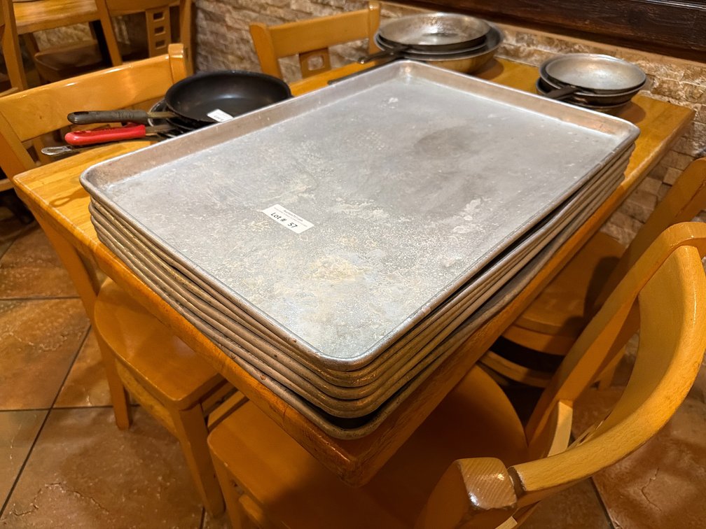 Full size aluminum sheet pans
