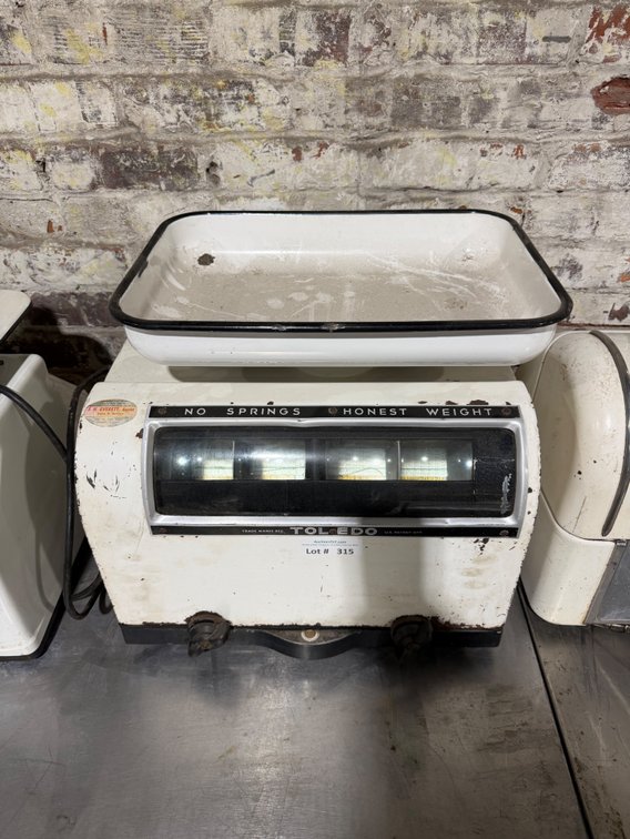 Toledo antique/vintage deli scale