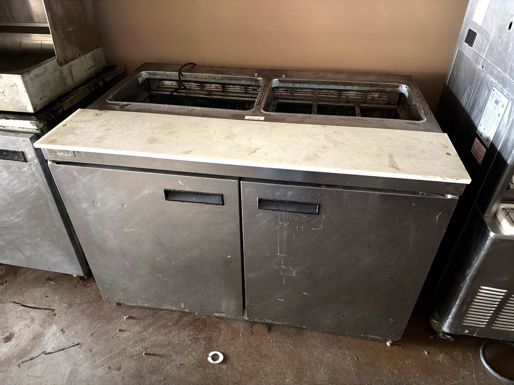 Delfield 48” open top sandwich prep cooler