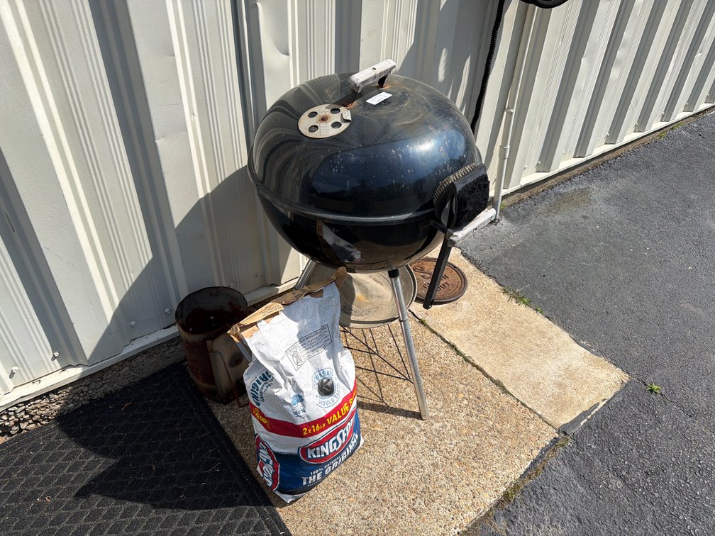 Weber charcoal grill
