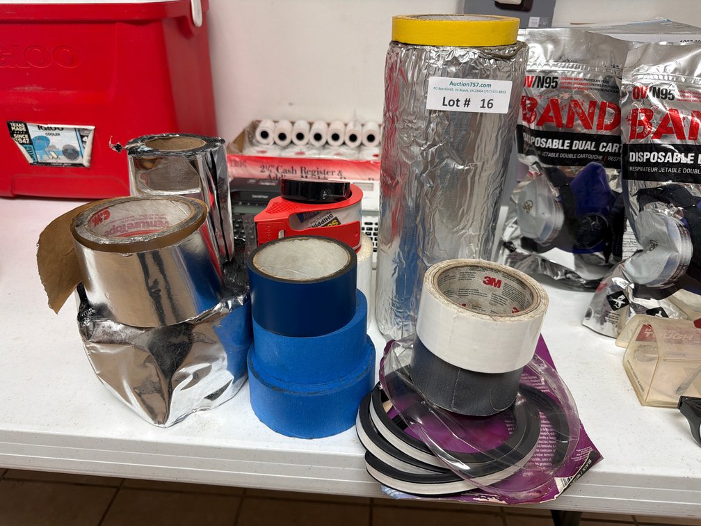 Lot: assorted tape