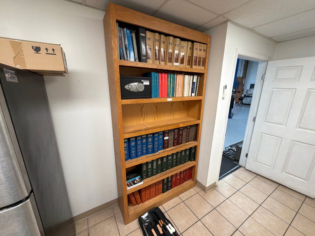 Solid wood 6 level book case