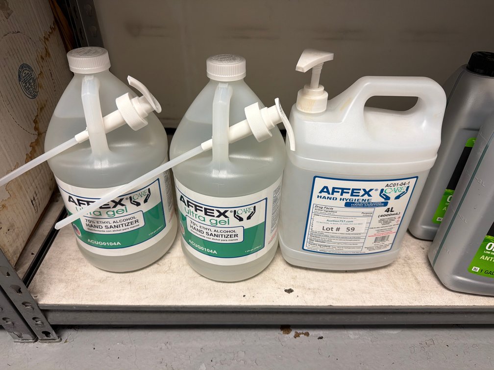 NEW 1 gal bottles of hand sanitizer