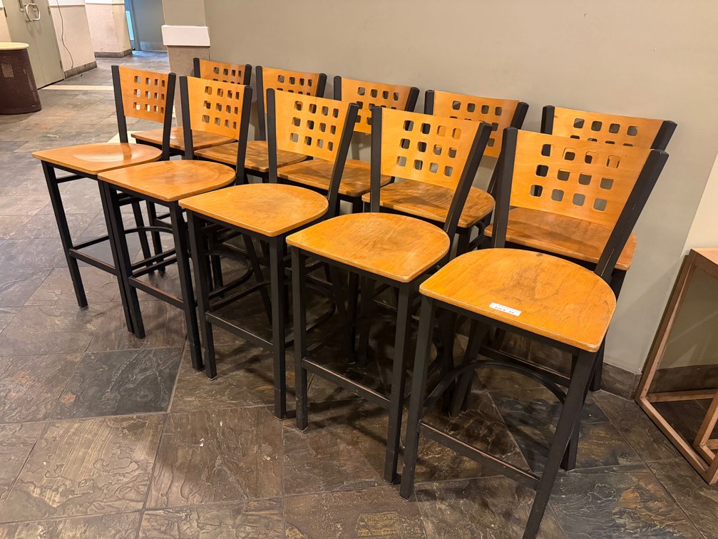 HD metal framed bar stools