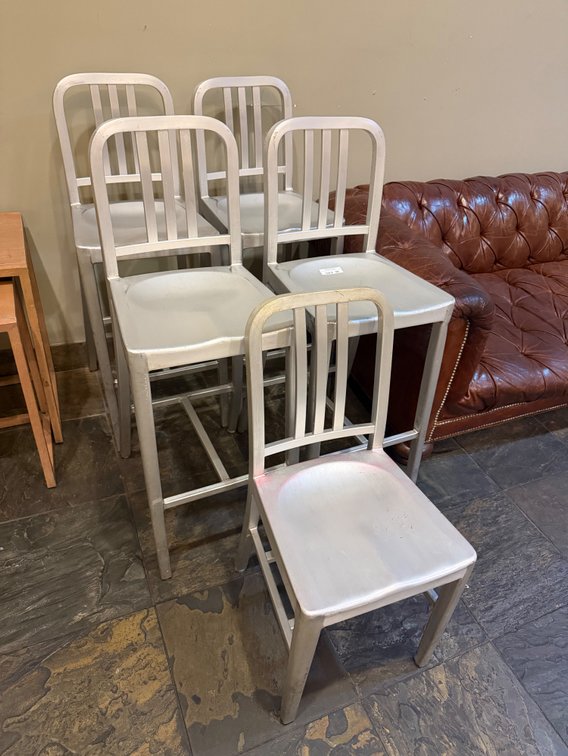 HD aluminum bar stools & chair