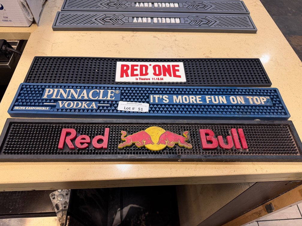 Assorted bar mats