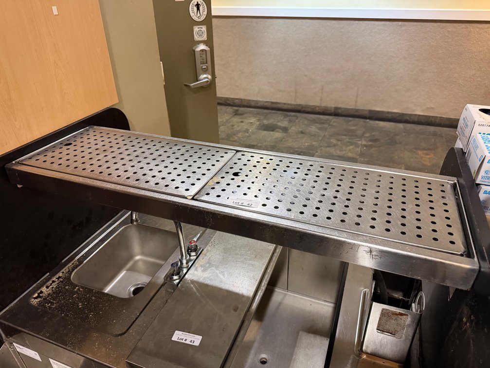 Stainless drainage shelf
