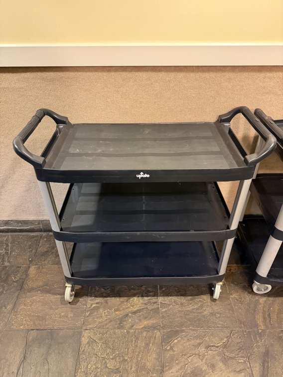 Update 3 level utility serving cart