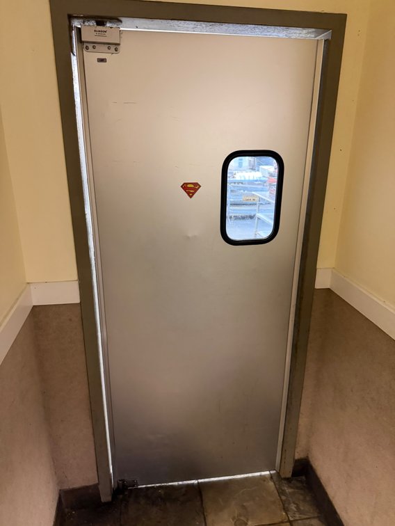 Eliason NSF aluminum commercial kitchen door