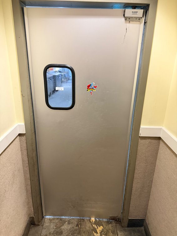 Eliason NSF aluminum commercial kitchen door
