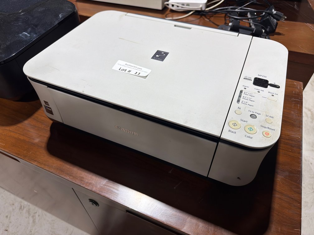 Canon Pixma MP250 all-in-one printer, no cord