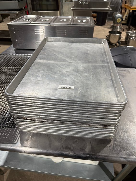 Full size aluminum sheet pans