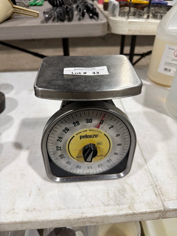 Pelouze 32oz stainless portion scale