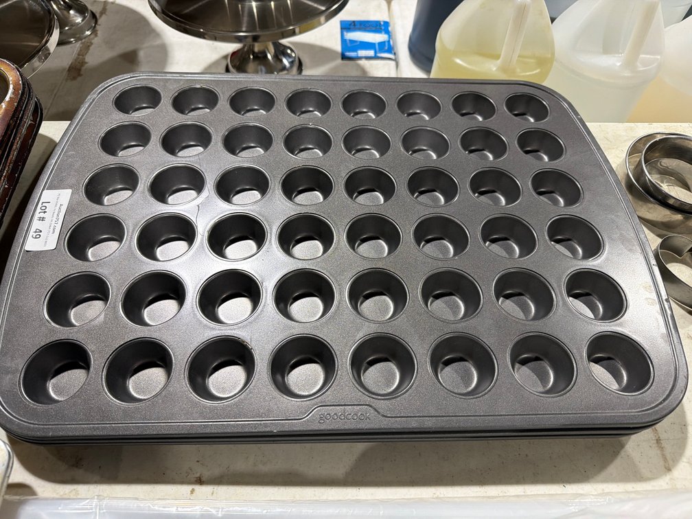 Goodcook 48 hole non-stick tart baking pans