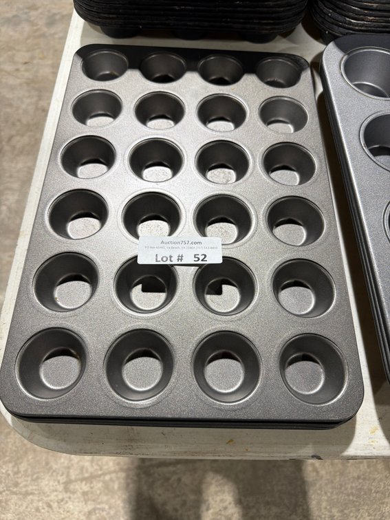 24 hole non-stick tart baking pans