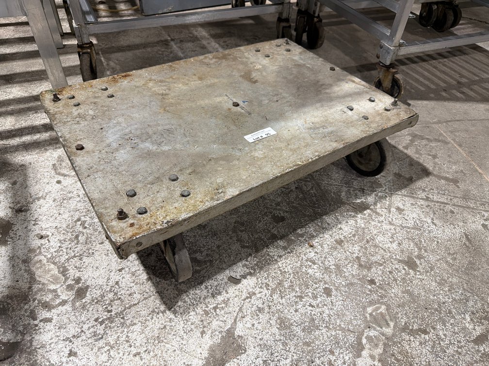 HD aluminum 4 wheel dolly (rolls well)