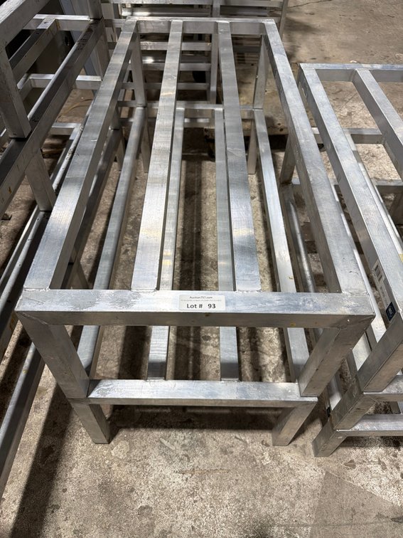 NSF HD aluminum dunnage rack