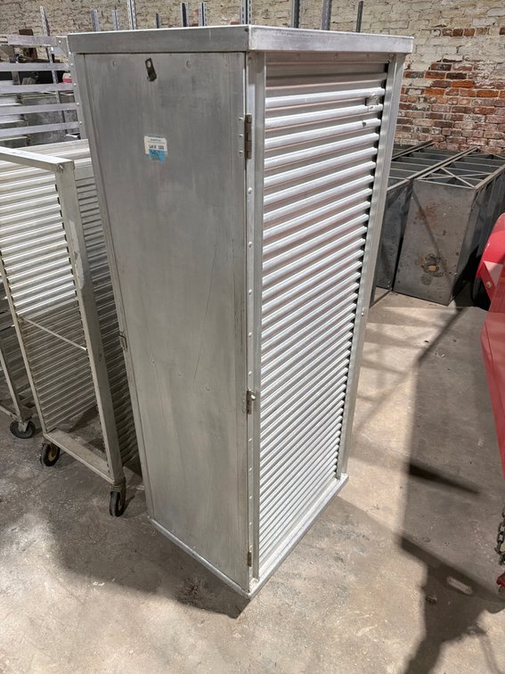 NSF full size HD aluminum sheet pan cabinet on wheels