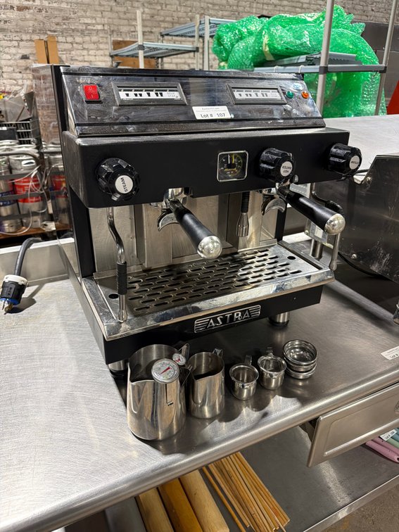 Astra compact 2 group espresso machine