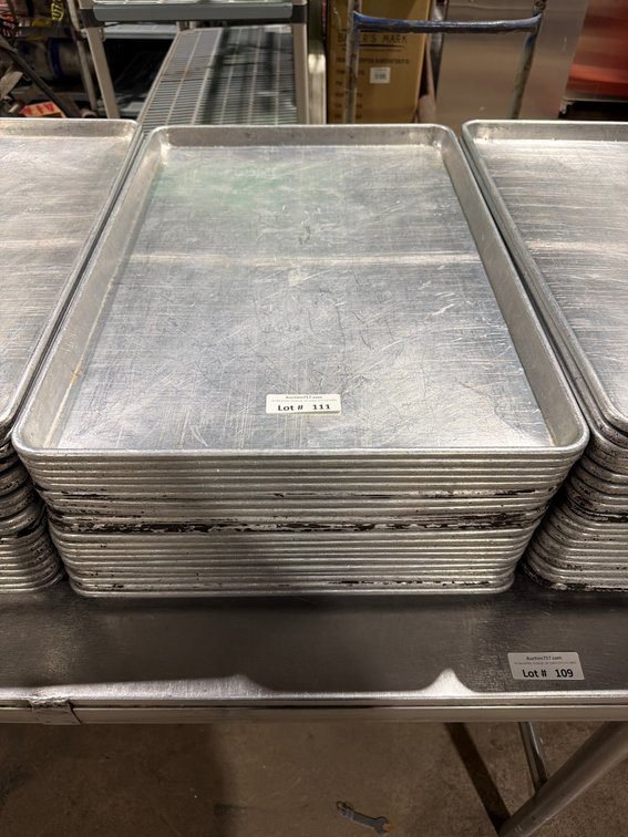 Full size aluminum sheet pans