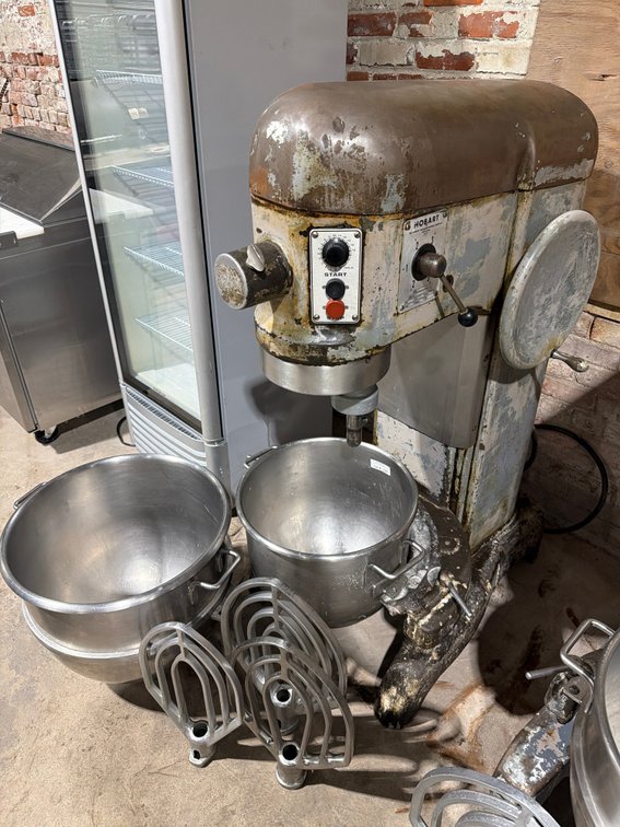 Hobart 80QT mixer w/ extras!