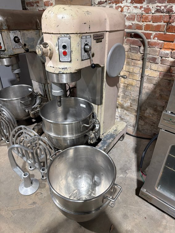 Hobart 60QT mixer w/ extras!