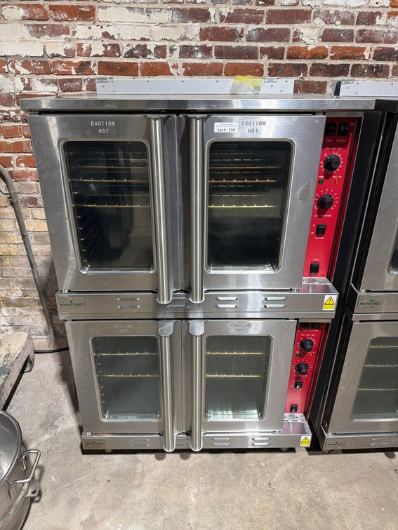 MainStreet stack electric convection ovens