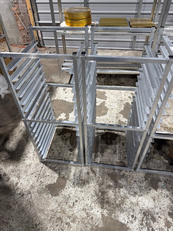 NSF full size HD aluminum sheet pan rack