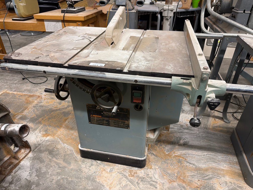 Rockwell Uni saw 10”!tilting arbor saw