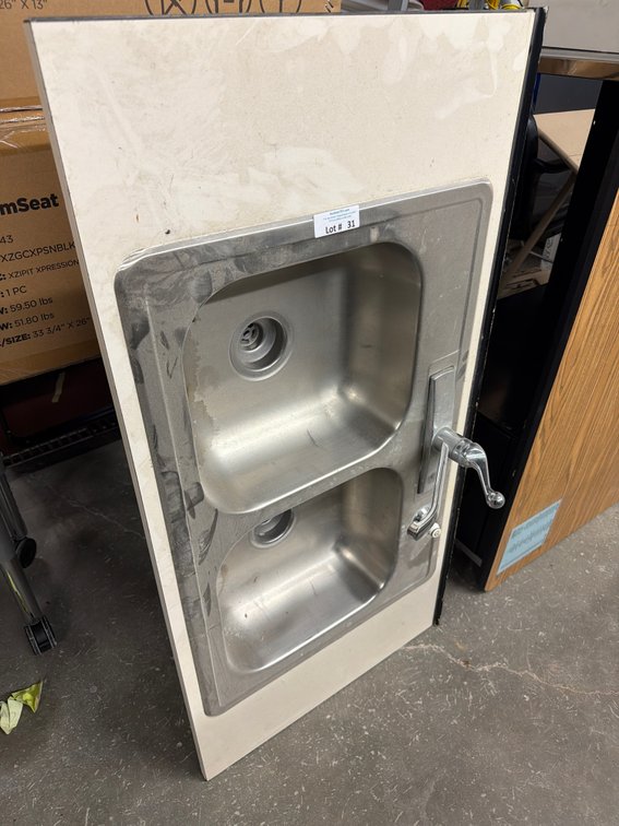 Stainless 2 basin kitchen sink