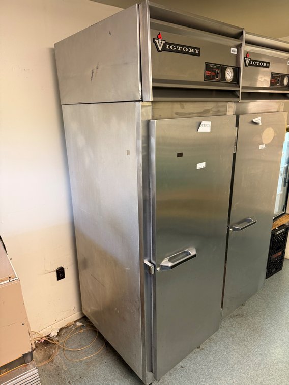 Victory stainless freezer on wheels