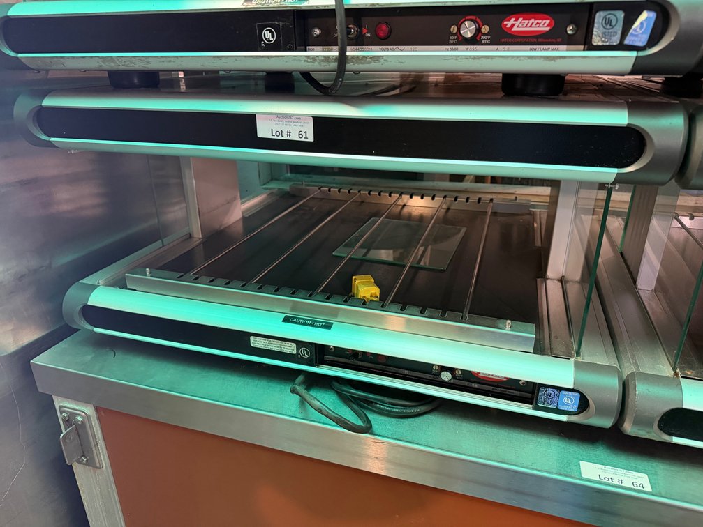 Hatco countertop pass-thru food warmer