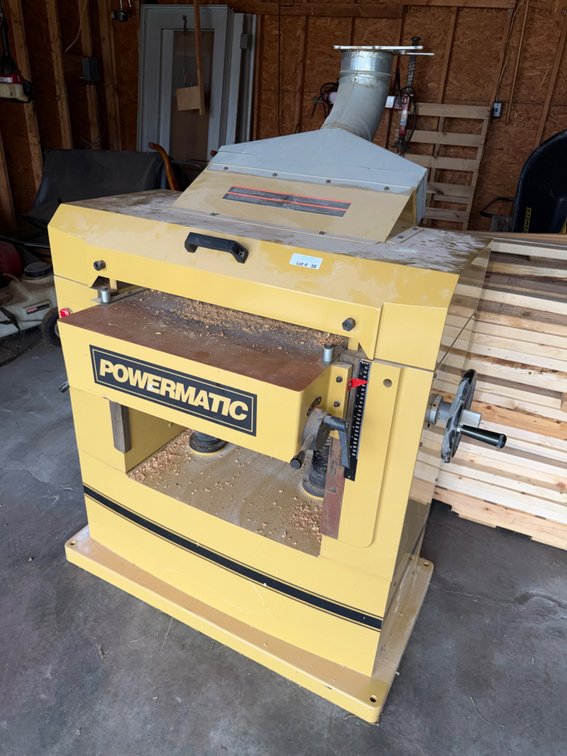 Powermatic industrial planer