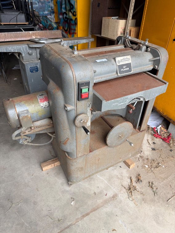 Rockwell Delta 18” planer